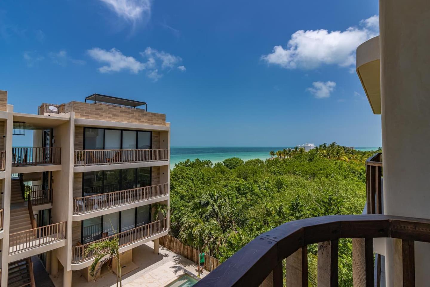 Penthouse Con Alberca Privada Y Hermosas Vistas Al Mar - A301 Остров Холбокс Экстерьер фото