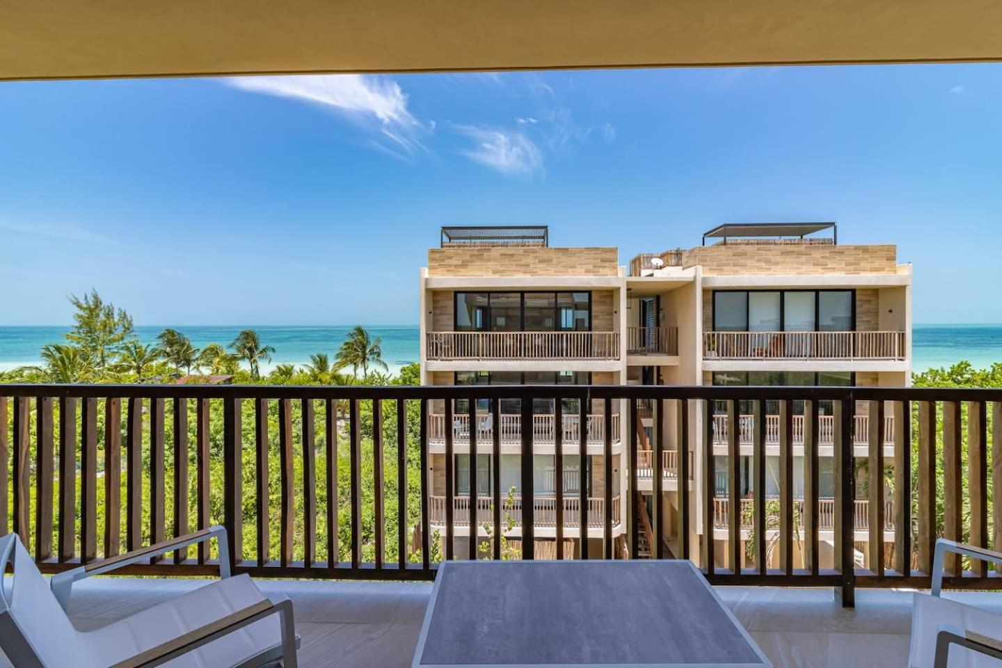 Penthouse Con Alberca Privada Y Hermosas Vistas Al Mar - A301 Остров Холбокс Экстерьер фото